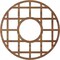 Ekena Millwork O'Neal Wood Fretwork Pierced Ceiling Medallion, Walnut, 34"OD x 12 3/8"ID x 3/8"T CMWP34X34X0375ONWA - alternate 5